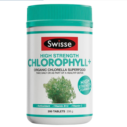 澳洲仓swissechl高浓度叶绿素200片